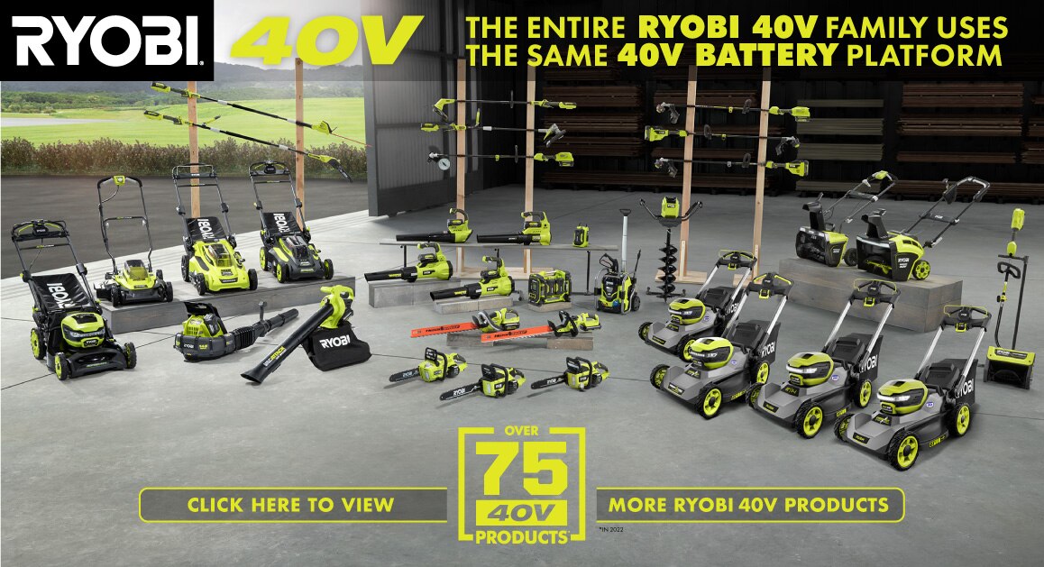 RYOBI, RYOBI 18V, ONE+, RYOBI outdoor, 18-volt, 18 volt, 18v power tools, battery powered